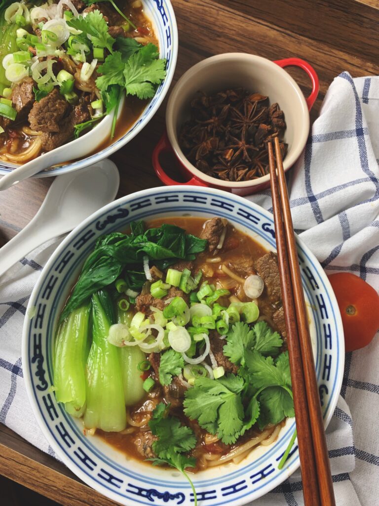 Taiwnese Beef Noodle Soup Recipe