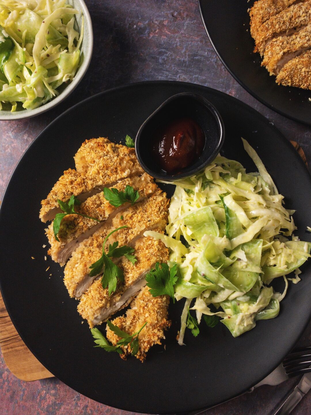 Crispy Baked Chicken Katsu