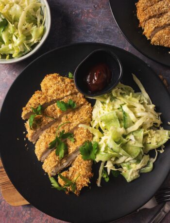 Crispy Baked Chicken Katsu