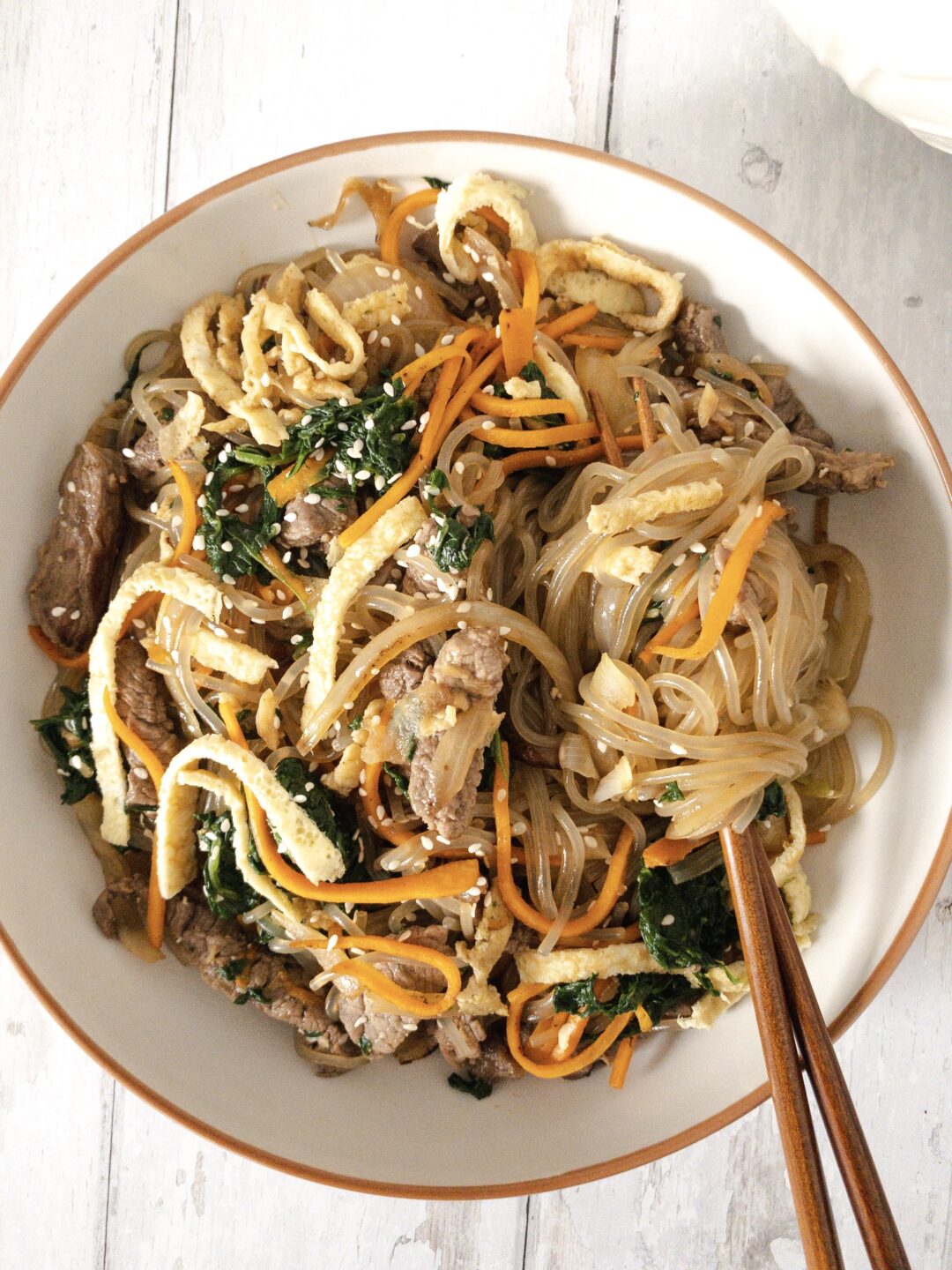 Japchae (Korean Glass Noodle Stir Fry) Recipe