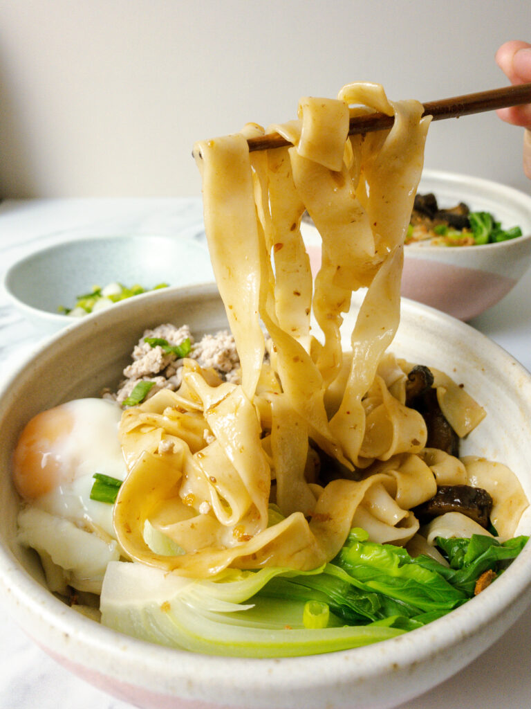 Singapore-Inspired Minced Meat Noodles