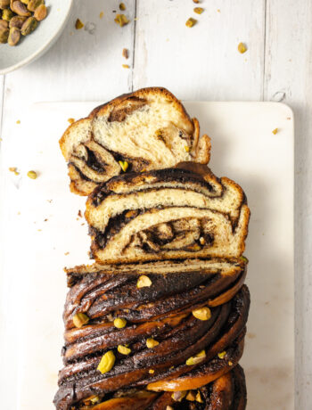 Chocolate and Pistachio Babka Recipe